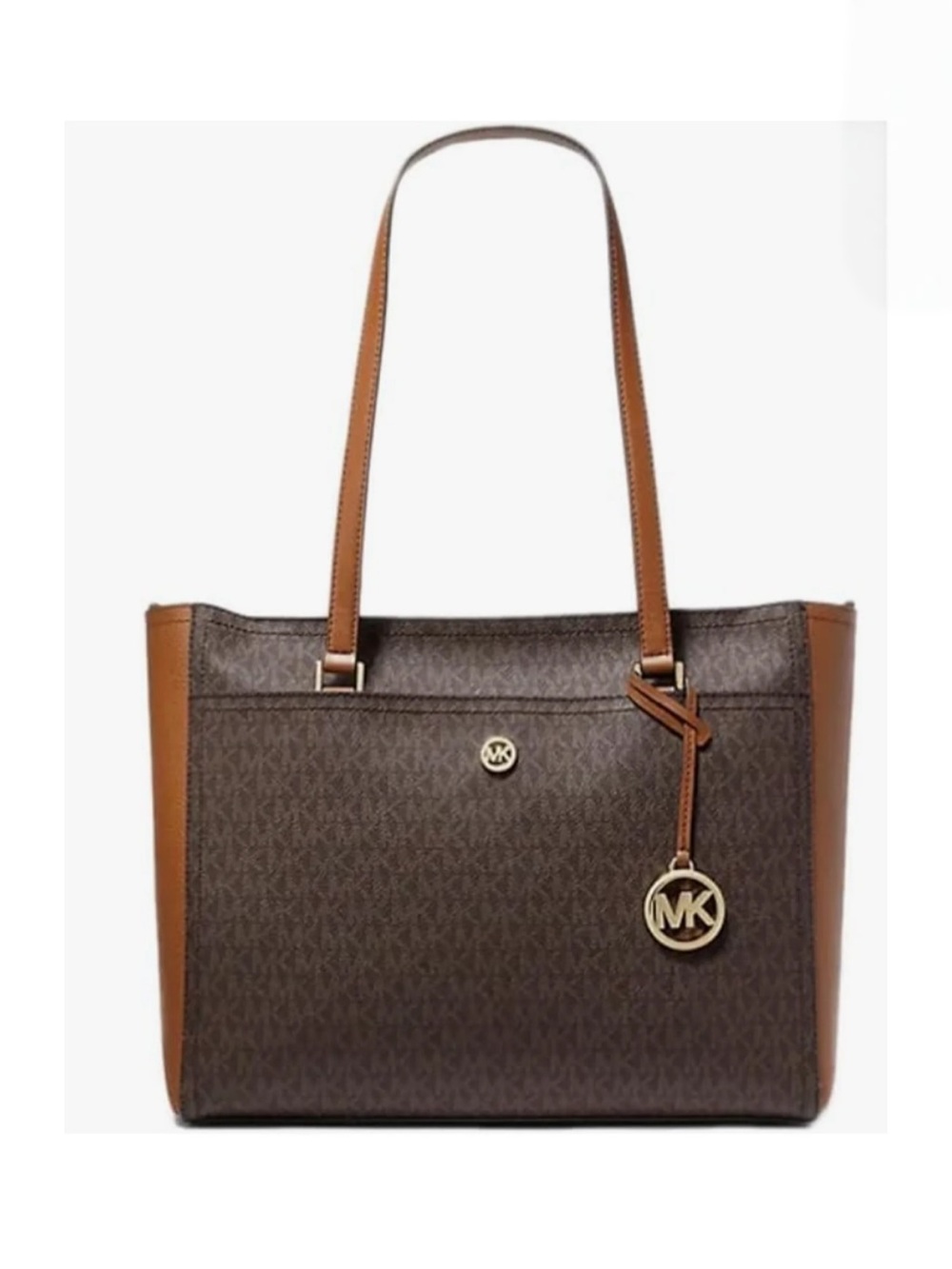 NWT Michael Kors Maisie 3-in-1 tote bag, with snap pouch & small zip crossbody. - Picture 2 of 12